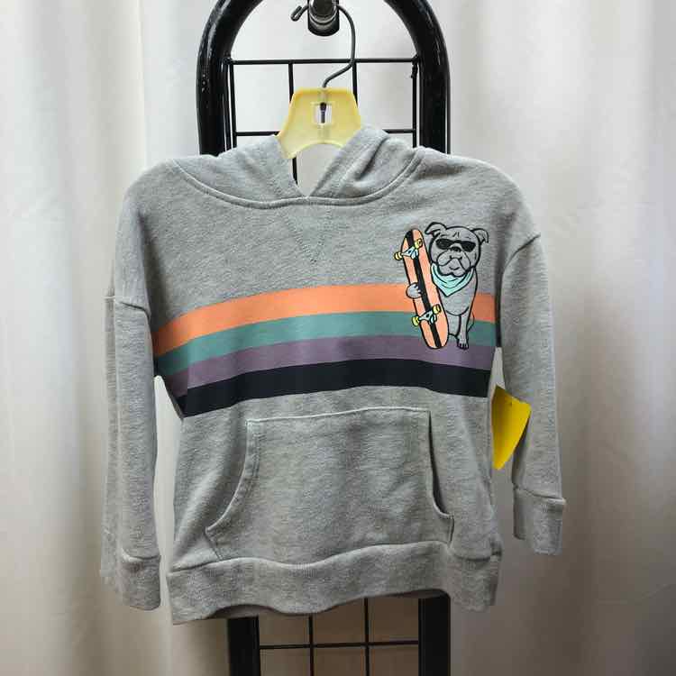 Art Class Gray Graphic Child Size 2 Boy's Sweatshirt
