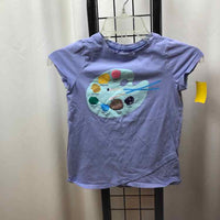 Land's End Purple Graphic Child Size 8 Girl's Shirt