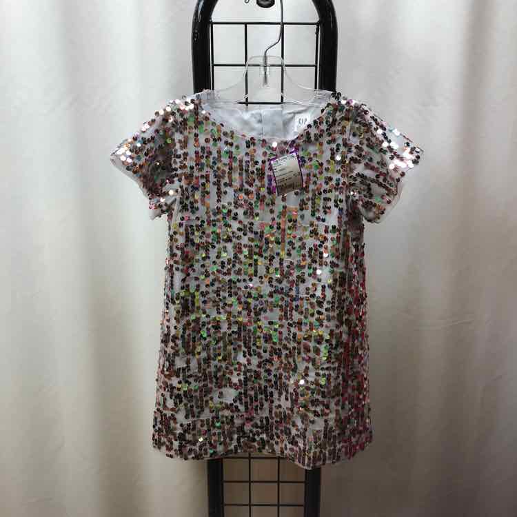 Gap Pink Sequin Child Size 5 Girl's Dress