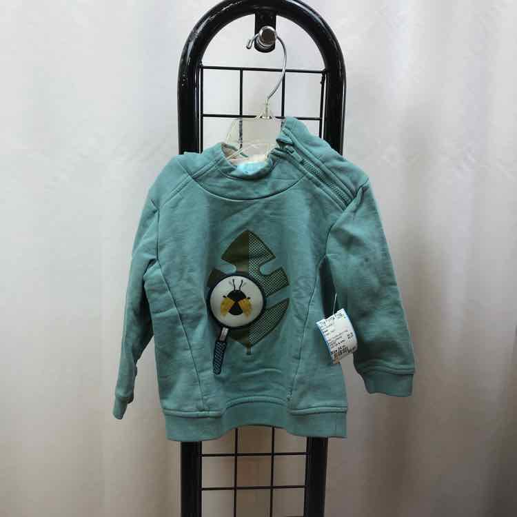 Obaibi Green Patch Child Size 24 m Boy's Sweatshirt