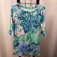 Lilly Pulitzer Blue Floral Child Size 4/5 Girl's Dress