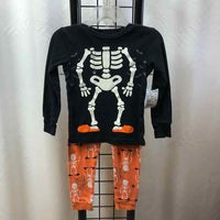 just one you Black Halloween Child Size 2 Boy's Pajamas