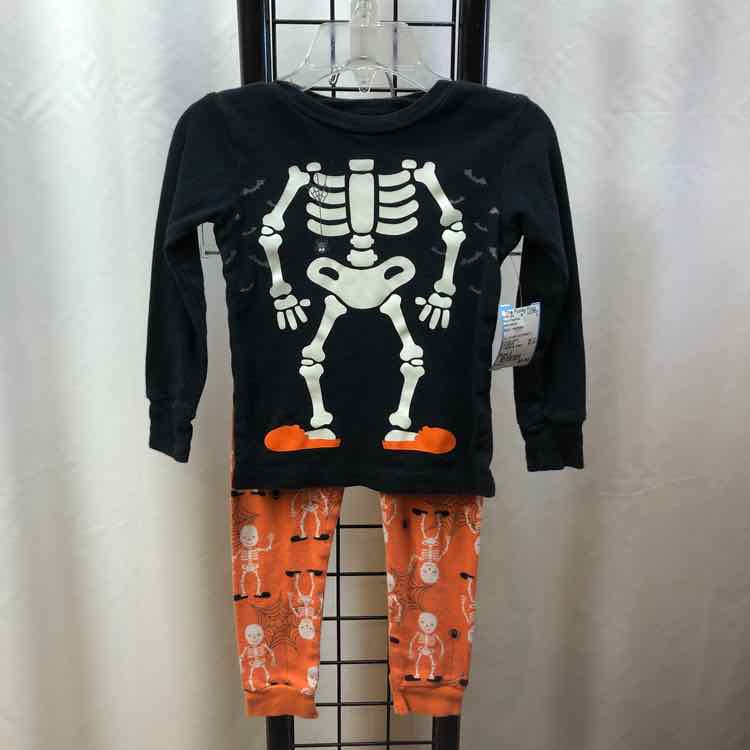 just one you Black Halloween Child Size 2 Boy's Pajamas