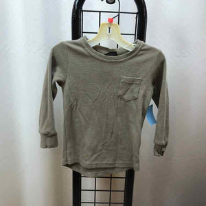 Little Bipsy Brown Solid Child Size 2/3 Boy's Shirt