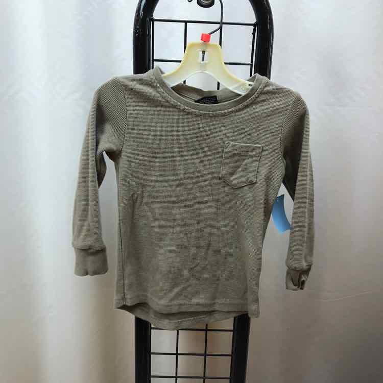 Little Bipsy Brown Solid Child Size 2/3 Boy's Shirt