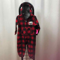 Roots Red Checkered Child Size 6-12 m Boy's Outfit