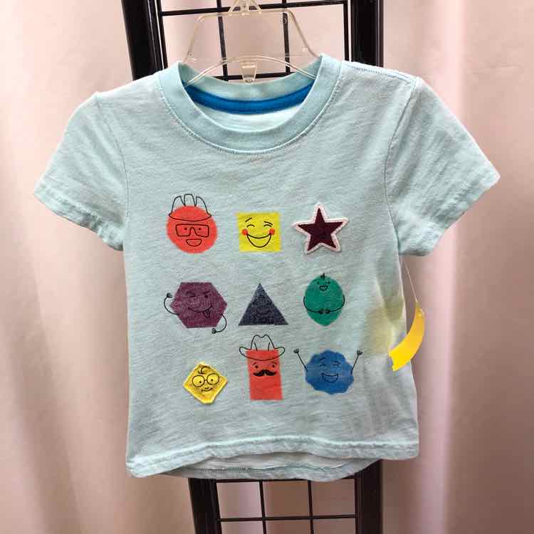 Cat & Jack Baby Blue Graphic Child Size 18 m Boy's Shirt