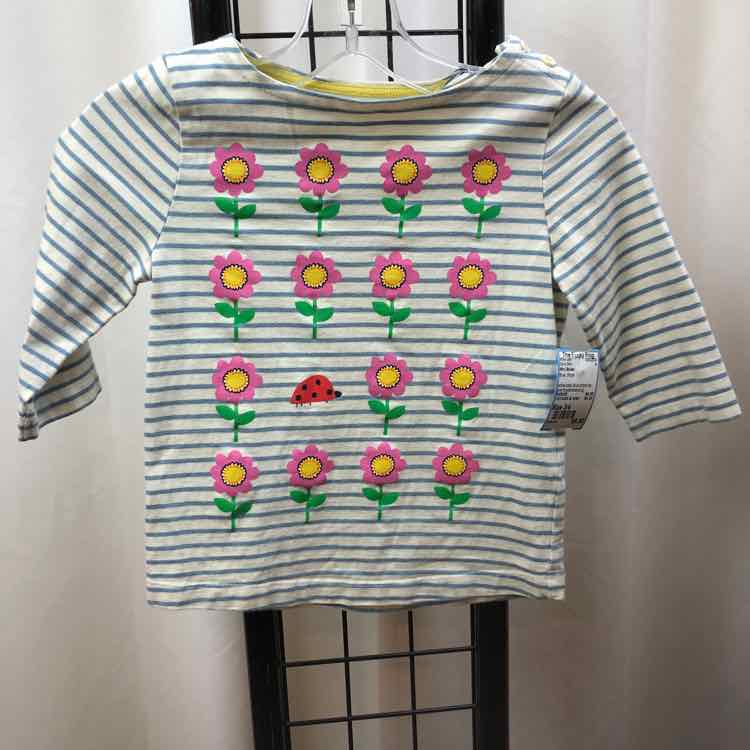 Mini Boden Blue Stripe Child Size 3/4 Girl's Shirt