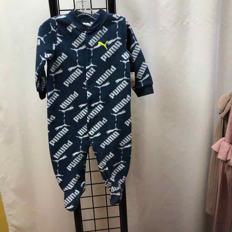 Puma Blue Logo Child Size 6-9 m Boy's Pajamas