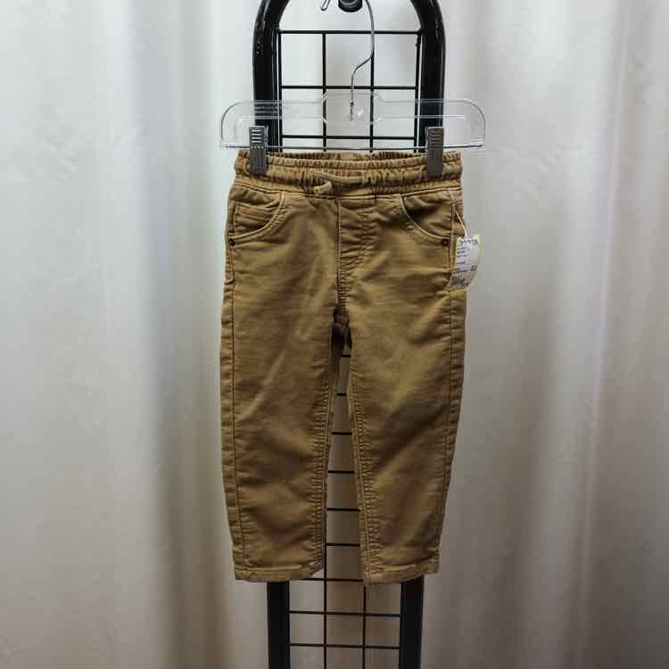 Cat & Jack Brown Solid Child Size 2 Boy's Pants