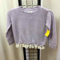 Children's Place Lavender Solid Child Size 7/8 Girl's Sweater