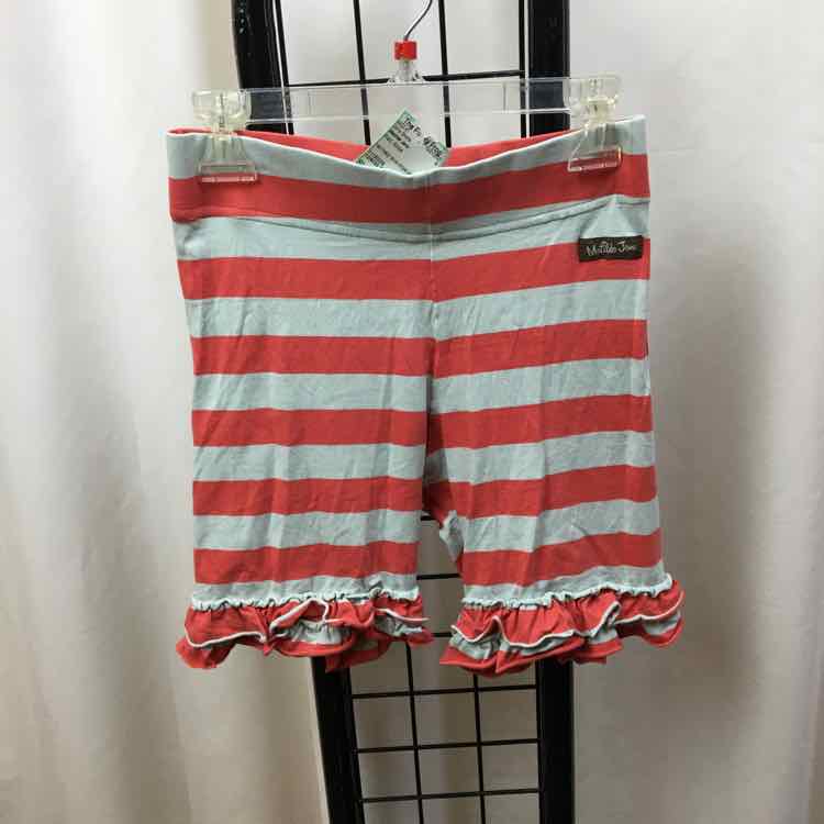 Matilda Jane Red Stripe Child Size 10 Girl's Shorts