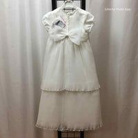 Sarah Louise Cream Solid Child Size 6 m Girl's Formal Wear
