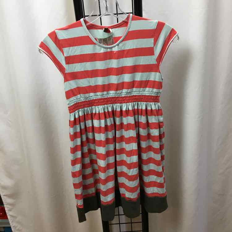 Matilda Jane Red Stripe Child Size 10 Girl's Dress