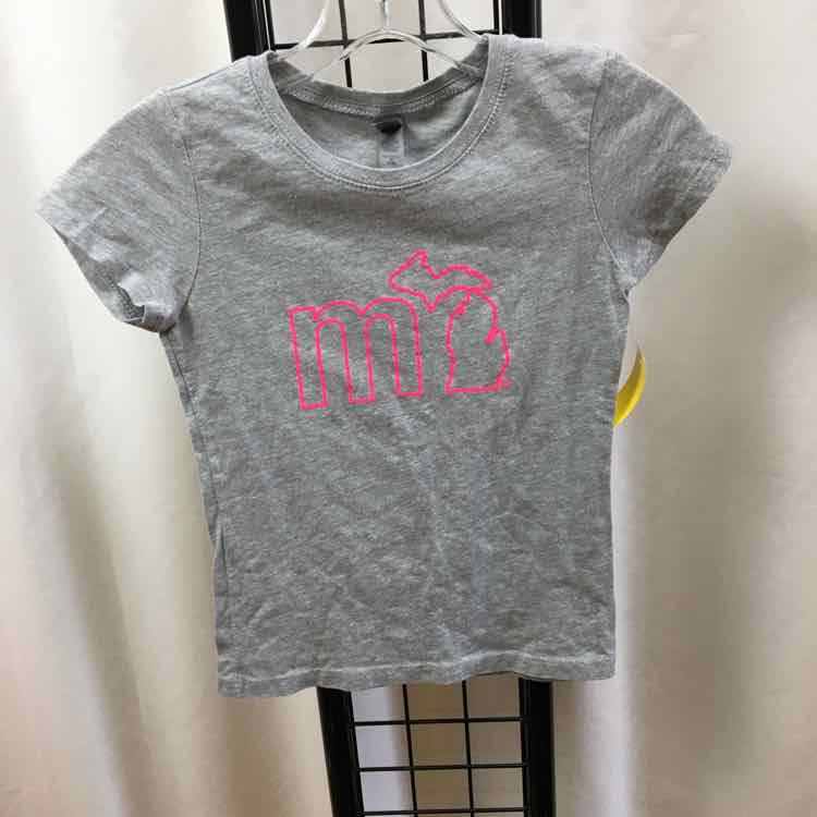 Next Level Gray Graphic Child Size 7/8 Girl's Shirt