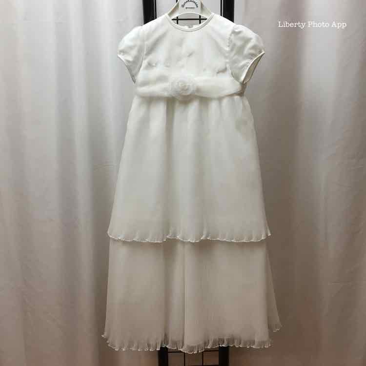 Sarah Louise Cream Solid Child Size 6 m Girl's Formal Wear