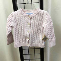 Land's End Pink Solid Child Size 3-6 Months Girl's Sweater