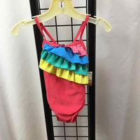 Carter's Red Solid Child Size 12 m Girl's Swimwear