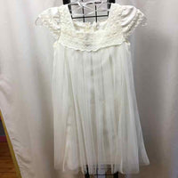 david's bridal White Solid Child Size 10 Girl's Formal Wear
