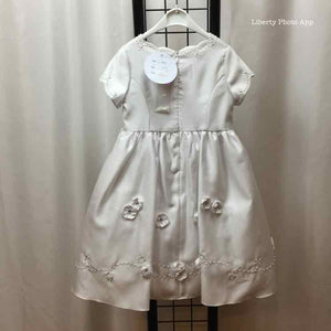 Sarah Louise White Solid Child Size 3 Girl's Formal Wear