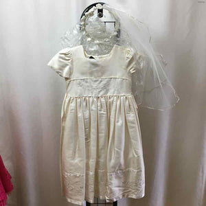 Talbot's kids Ivory Embroidered Child Size 6X Girl's Formal Wear