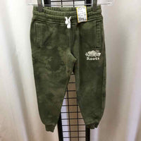 Roots Green Camoflage Child Size 6 Boy's Sweatpants
