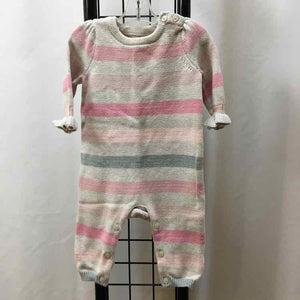 Gap Gray Stripe Child Size 3-6 Months Girl's Outfit
