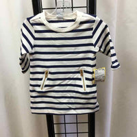 Old Navy Navy Stripe Child Size 0-3 m Girl's Dress