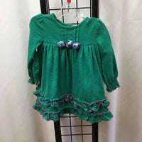 Matilda Jane Green Solid Child Size 6-12 m Girl's Dress