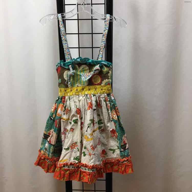 Matilda Jane Multi-Color Patterned Child Size 2 Girl's Dress