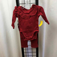 H & M Red Eyelet Child Size 3 m Girl's Outfit