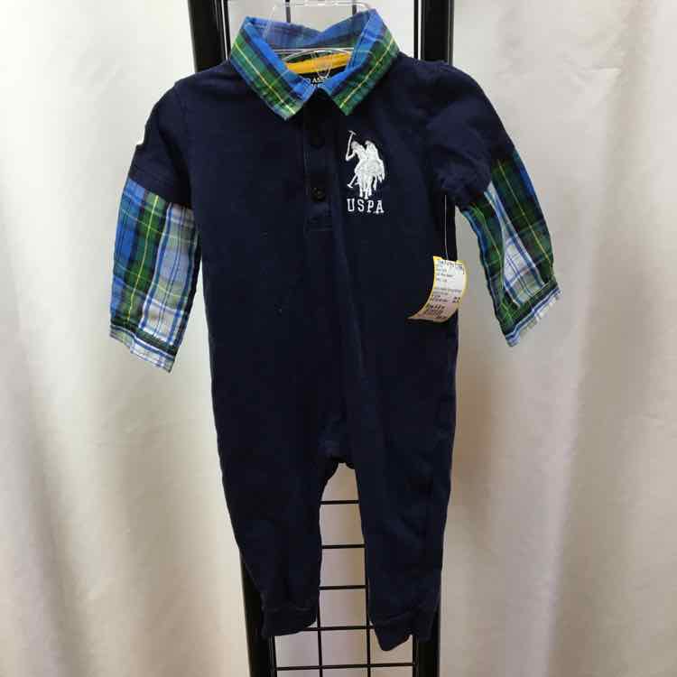 U.S. Polo Assoc. Navy Logo Child Size 6-9 m Boy's Outfit