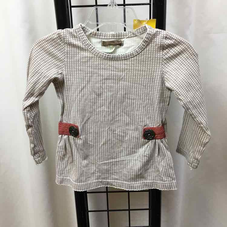 Matilda Jane Gray Dotted Child Size 12 m Girl's Shirt