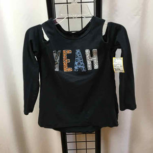 Carter's Black Patch Child Size 10/12 Girl's Shirt