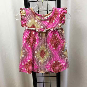 Ade + Ayo Pink Patterned Child Size 12 m Girl's Dress