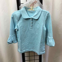 Matilda Jane Baby Blue Solid Child Size 4 Girl's Shirt