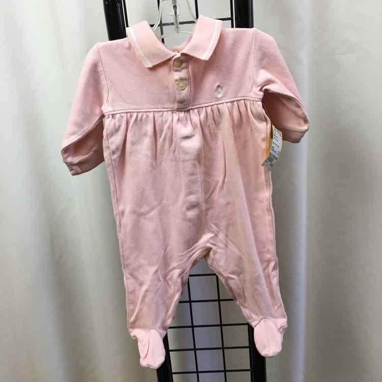 Ralph Lauren Pale Pink Solid Child Size 3-6 Months Girl's Outfit
