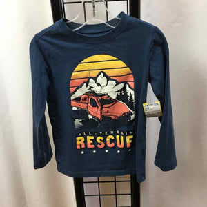 Oshkosh Blue Graphic Child Size 5 Boy's Shirt