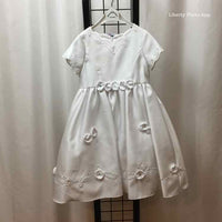 Sarah Louise White Solid Child Size 3 Girl's Formal Wear
