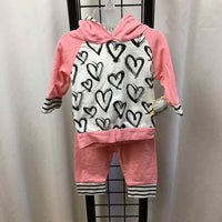 Pink Solid Child Size 3-6 Months Girl's Outfit
