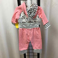 Pink Solid Child Size 3-6 Months Girl's Outfit